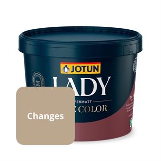 Jotun Lady Pure Color Vægmaling. Intentions "Changes"